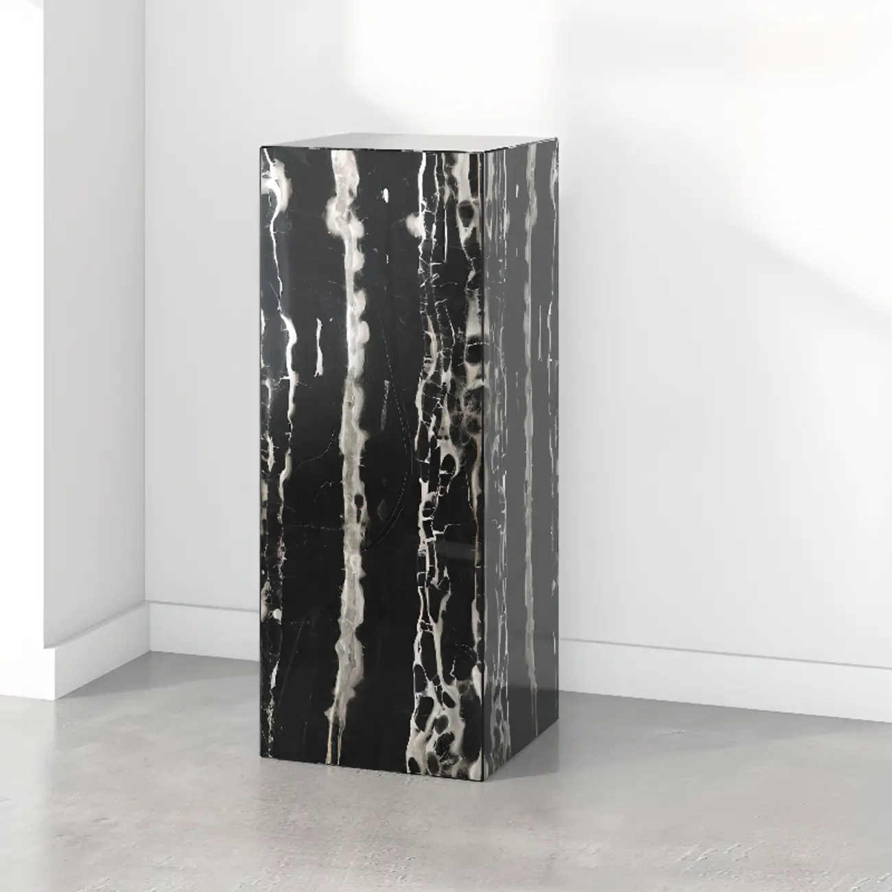 Minimalist Marble Square Block End Table Image - 22 | homeyfad
