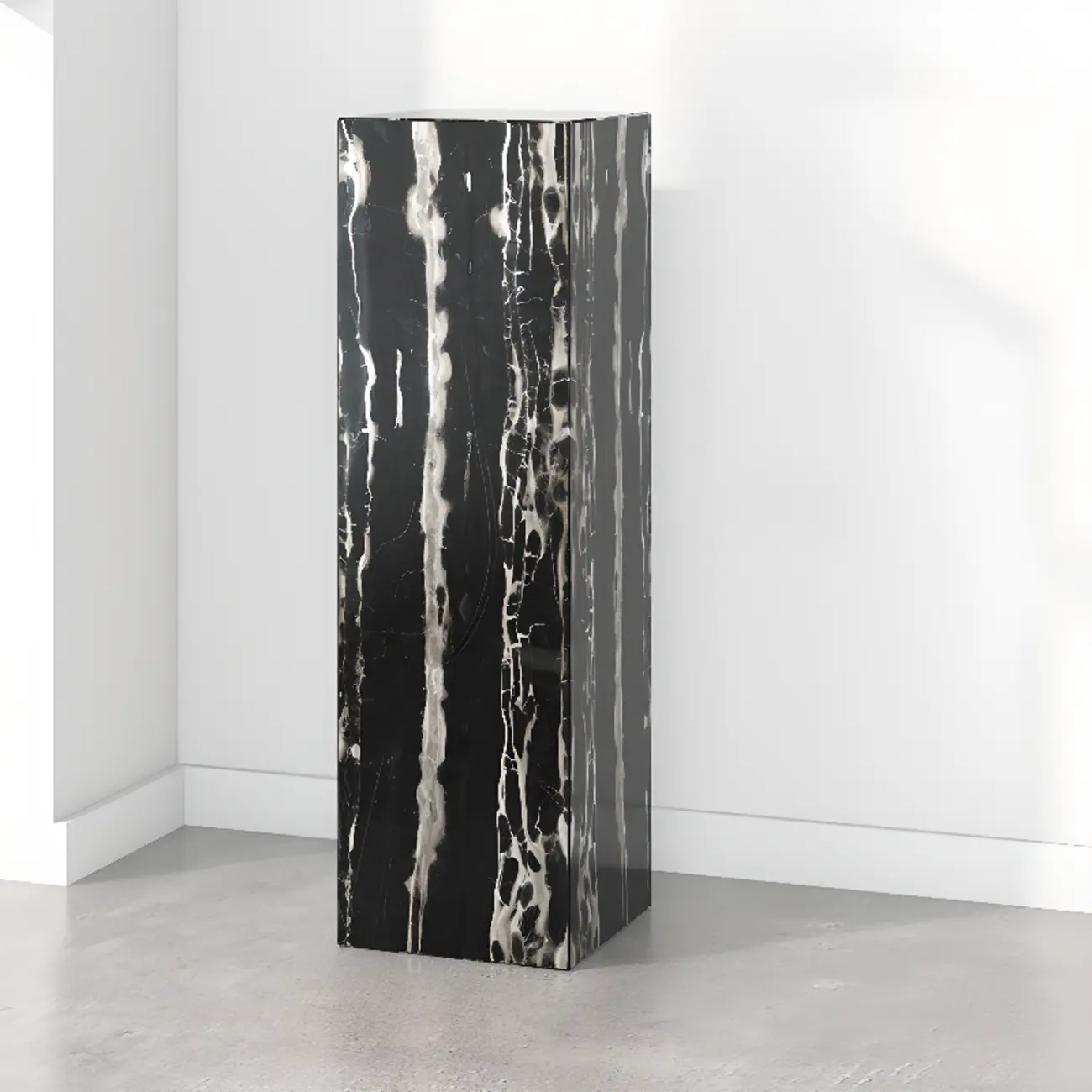 Minimalist Marble Square Block End Table Image - 23 | homeyfad