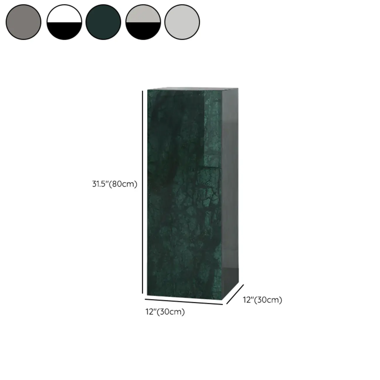 Minimalist Marble Square Block End Table Image - 26 | homeyfad