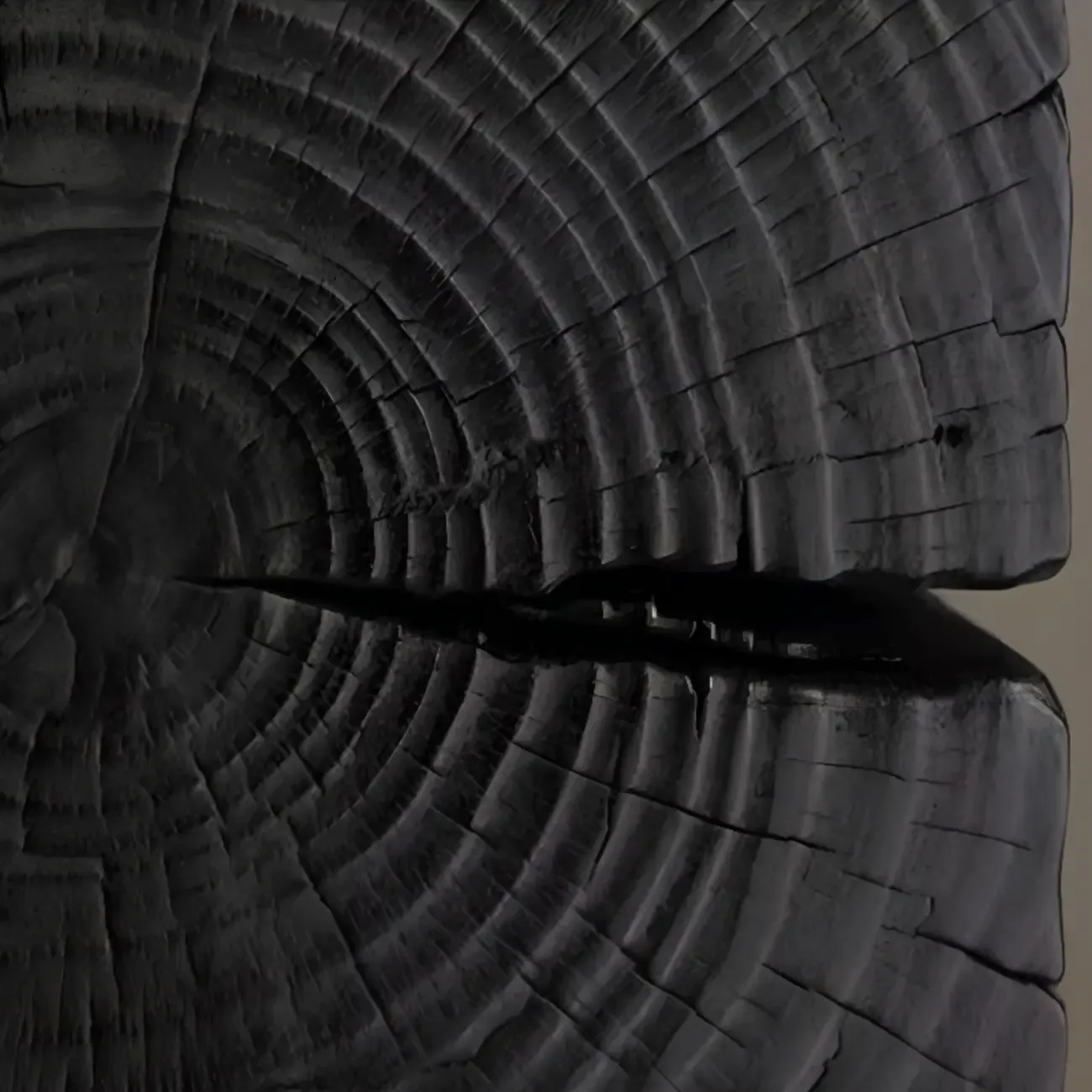 Hourglass Wooden Natural Finish Chairside Table Image - 16