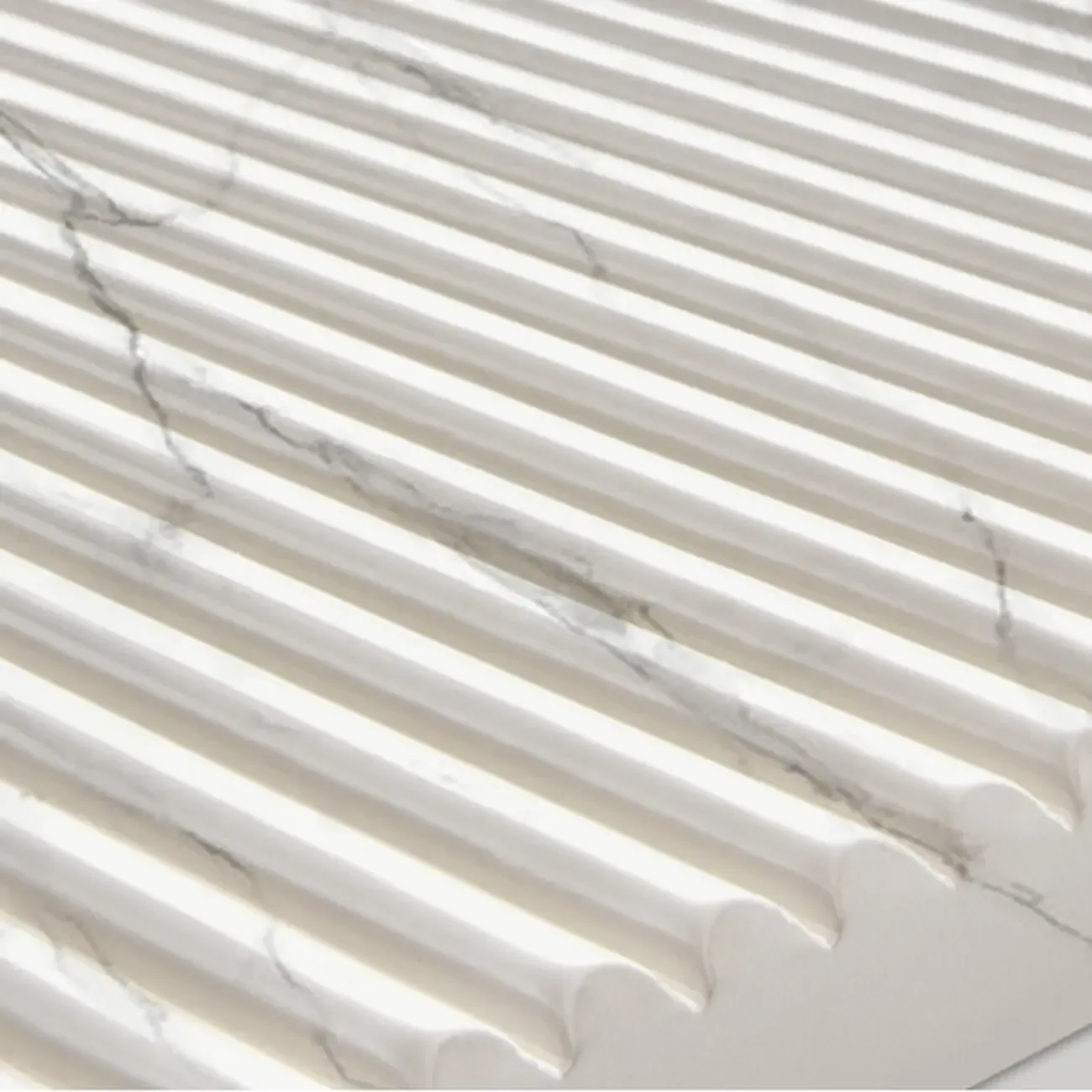 Hallway Wood White Shoe Storage Cabinet with Gold Legs Image - 14