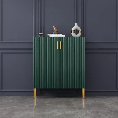 Modern Orange Wood Shoe Storage for Small Space Image - 3