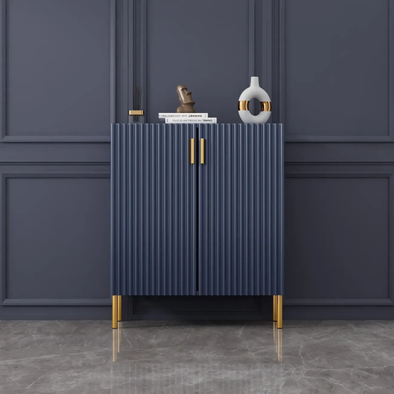 Modern Orange Wood Shoe Storage for Small Space Image - 6