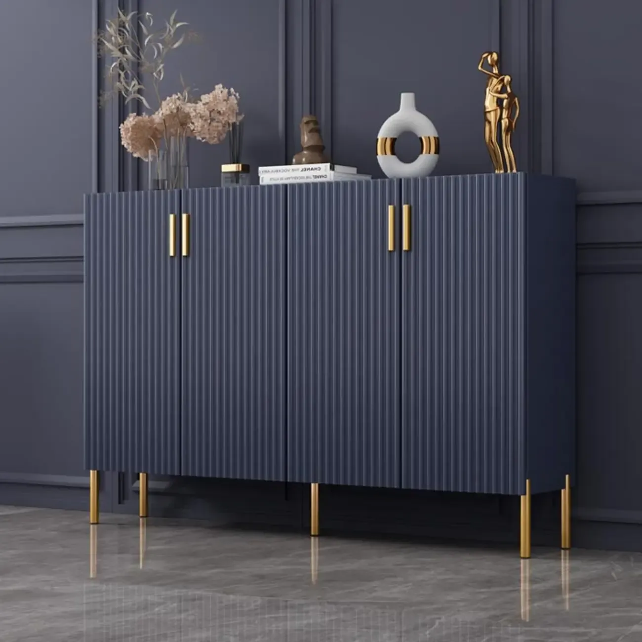 Modern Orange Wood Shoe Storage for Small Space Image - 10