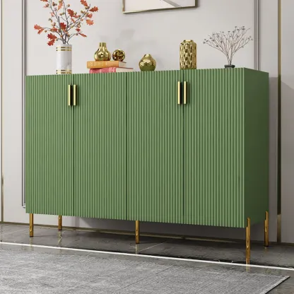 Modern Orange Wood Shoe Storage for Small Space Image - 9