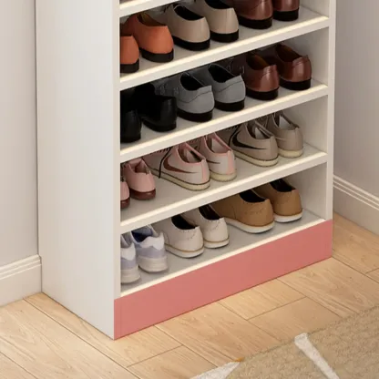 Functional Adjustable Multi-Layer Wooden Shoe Rack Organizer Image - 18