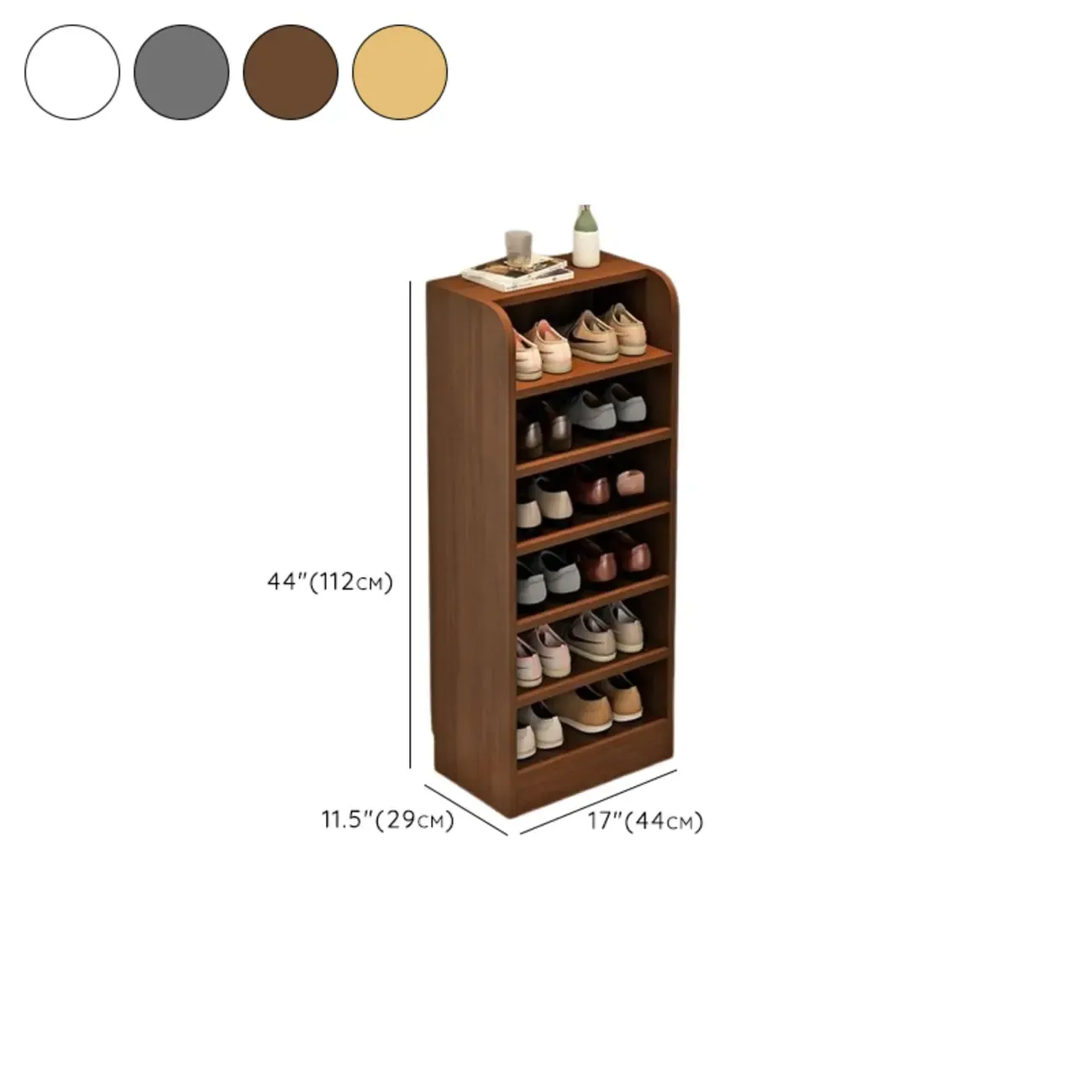 Functional Adjustable Multi-Layer Wooden Shoe Rack Organizer Image - 46