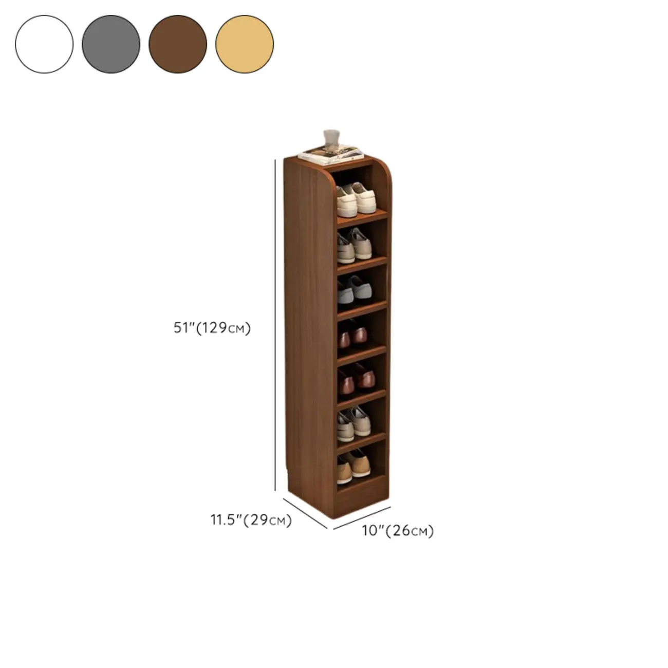 Functional Adjustable Multi-Layer Wooden Shoe Rack Organizer Image - 48 | homeyfad
