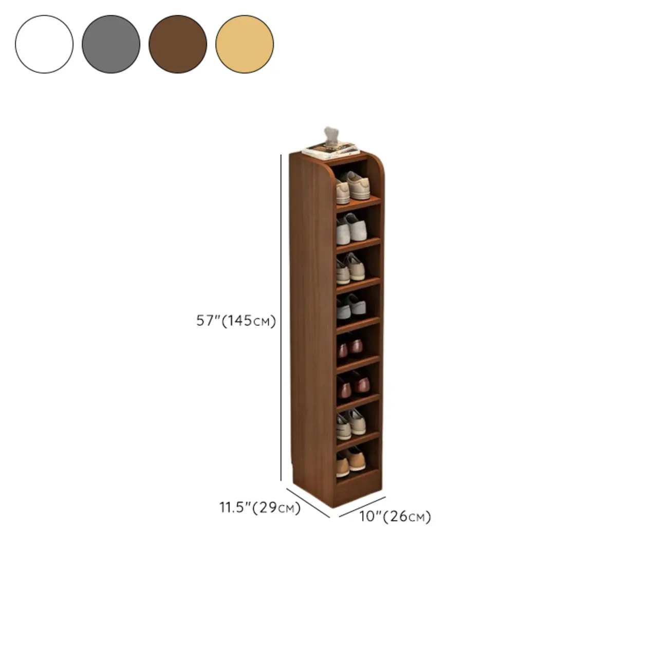 Functional Adjustable Multi-Layer Wooden Shoe Rack Organizer Image - 51 | homeyfad