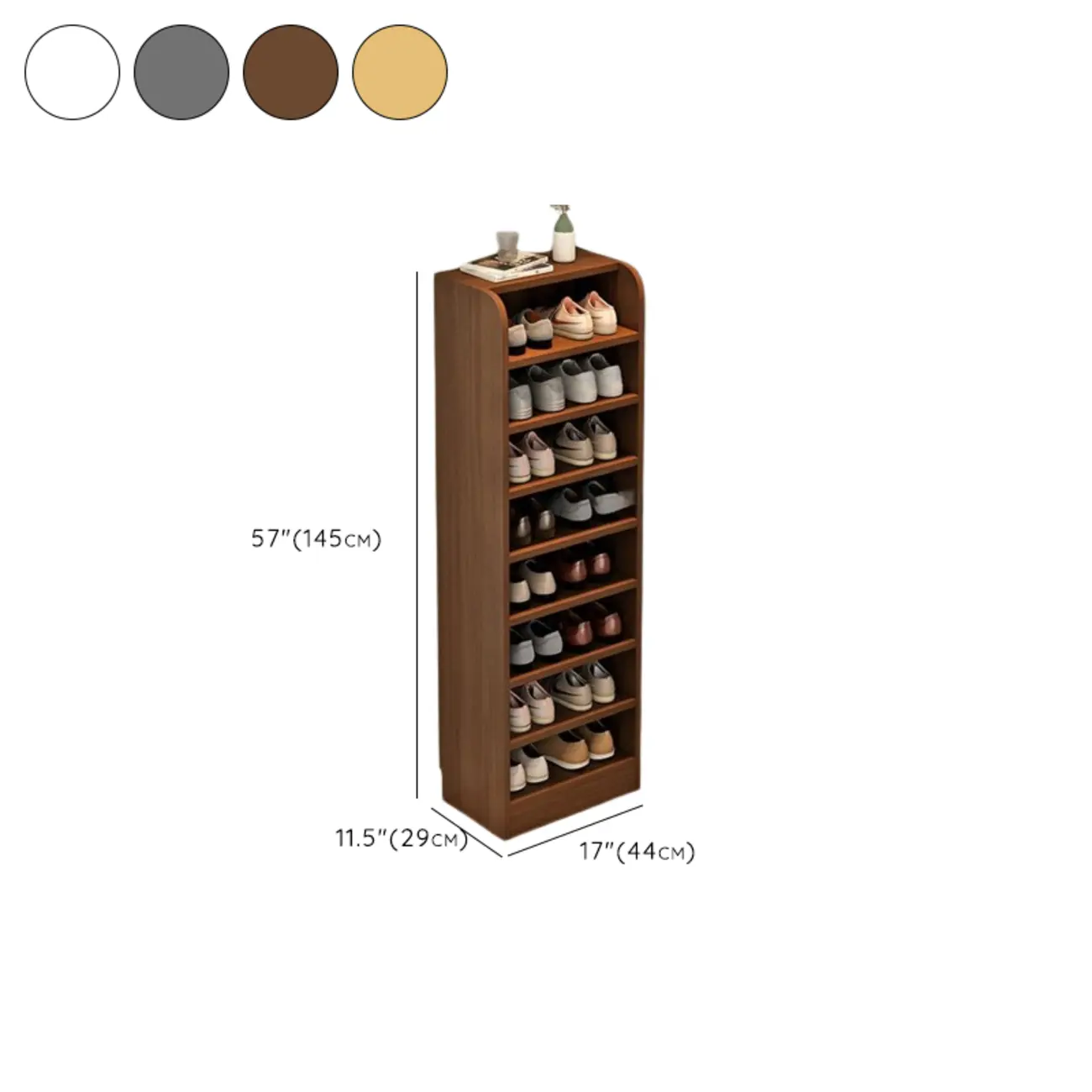 Functional Adjustable Multi-Layer Wooden Shoe Rack Organizer Image - 52 | homeyfad
