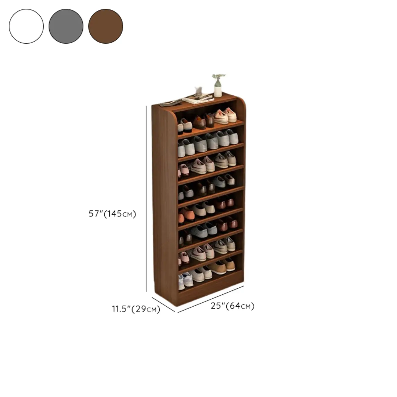 Functional Adjustable Multi-Layer Wooden Shoe Rack Organizer Image - 53 | homeyfad