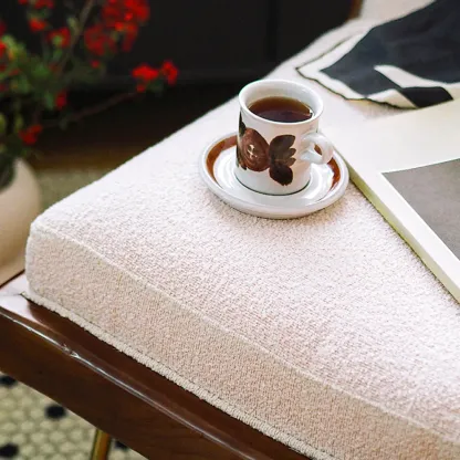 Glam Upholstered Accent Chair with White Sherpa for Living Room Image - 6