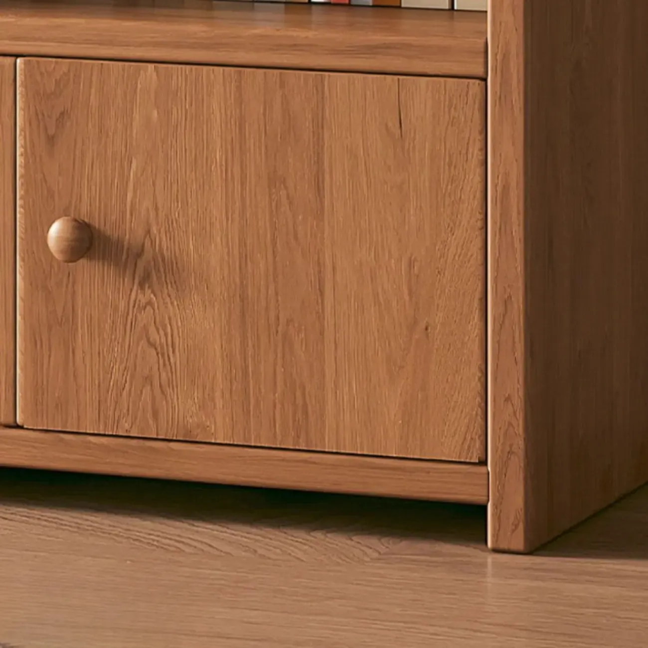 Modern Wood Adjustable Horizontal Bookcase Cube Organizer Image - 13