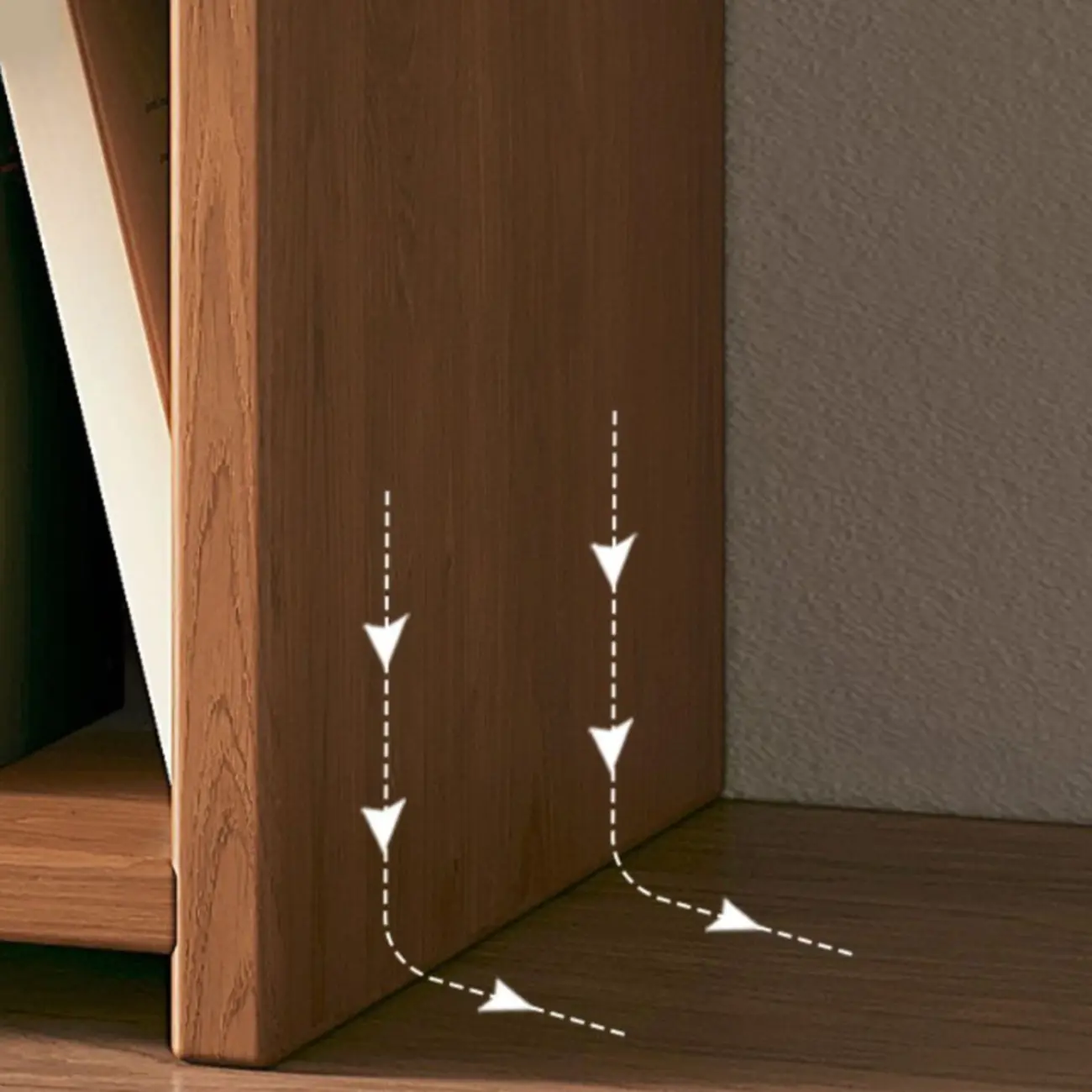 Modern Wood Adjustable Horizontal Bookcase Cube Organizer Image - 11 | homeyfad