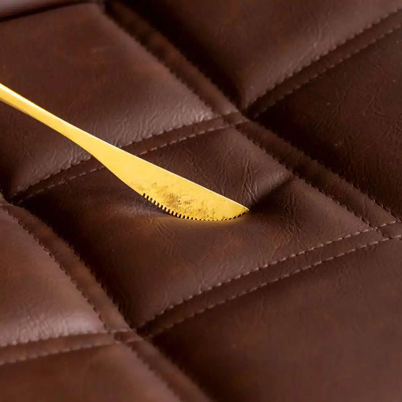 Glam Faux Leather Swivel Adjustable Bar Stools Image - 22 | homeyfad