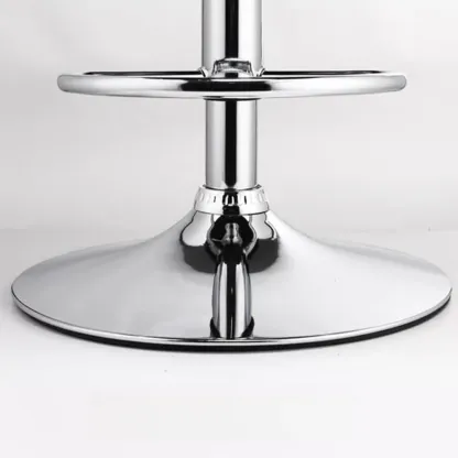 Modern Shell-Shape Leather Adjustable Swivel Bar Stools Image - 16