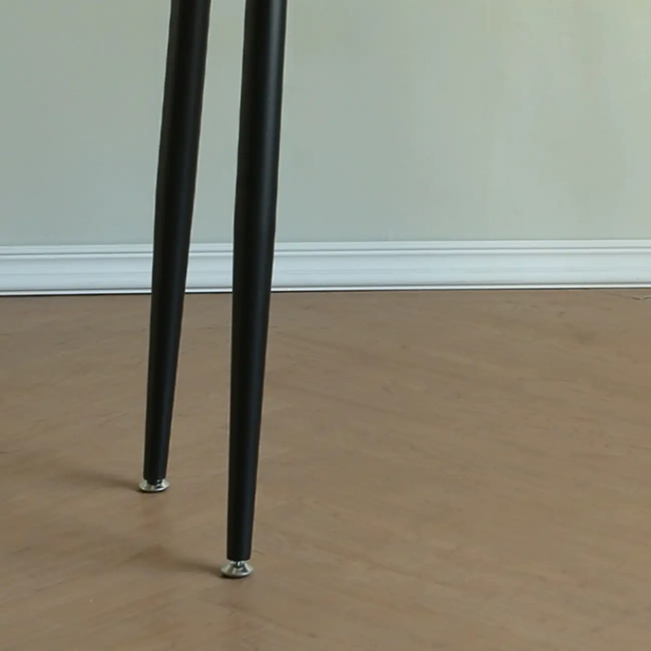 Modern Grey Travertine Top Metal Legs Bar Table for Dining Room Image - 6 | homeyfad