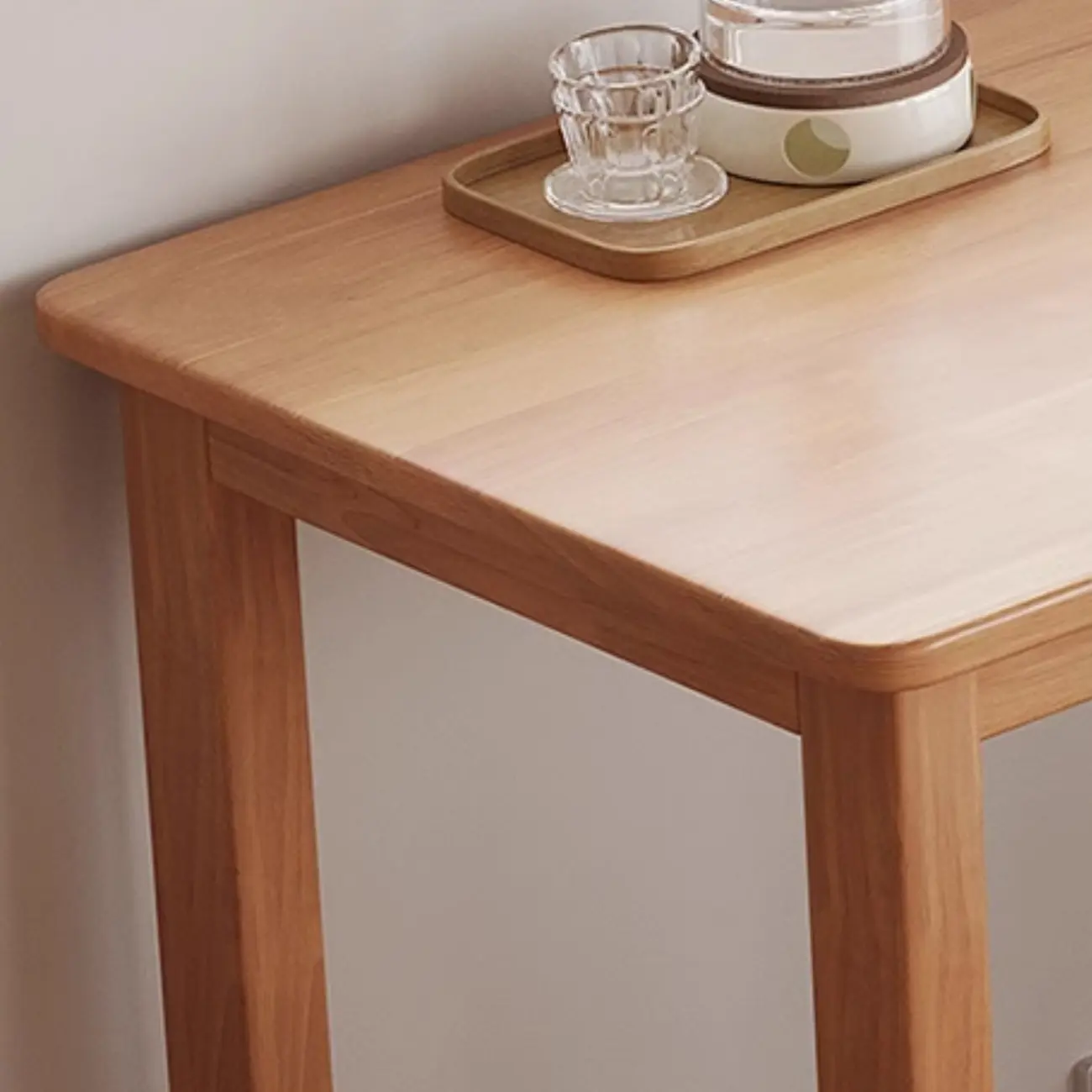 Modern Rubberwood Bar Tables with Trestle Base Image - 10 | homeyfad