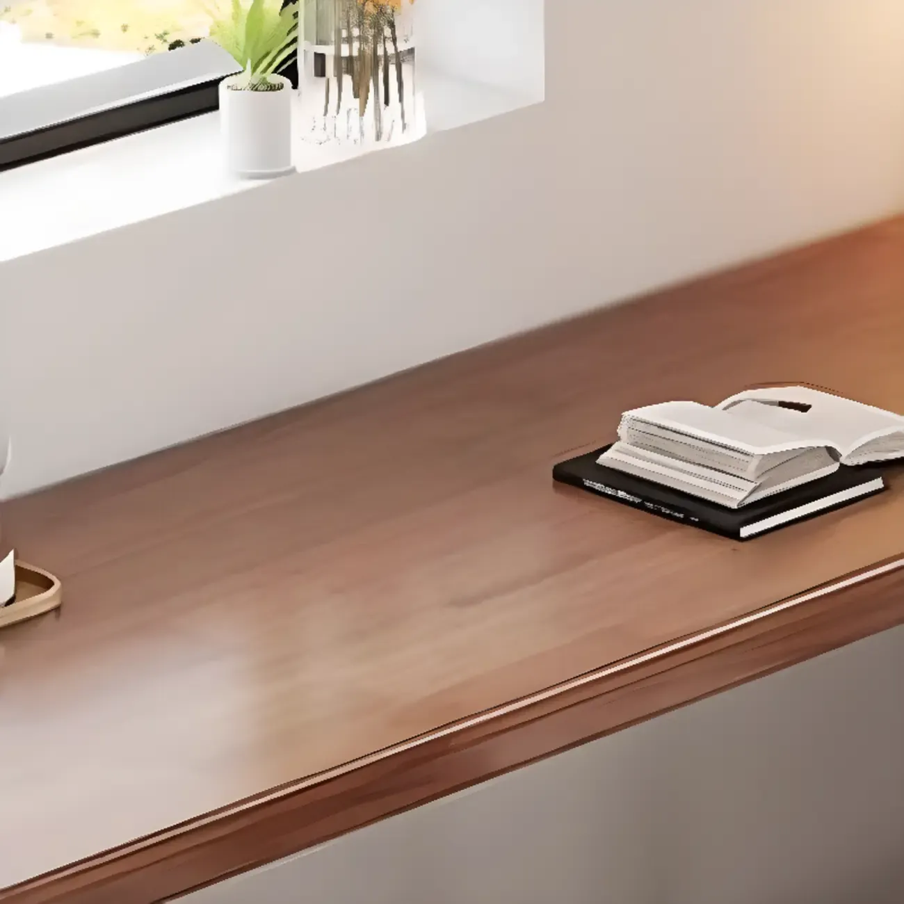 Modern Rubberwood Bar Tables with Trestle Base Image - 11