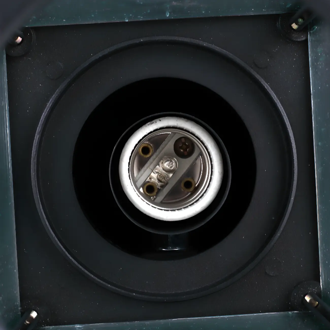 Modern Outdoor Wall Light Metal Black Geometric Glass Shade Image - 9 | homeyfad