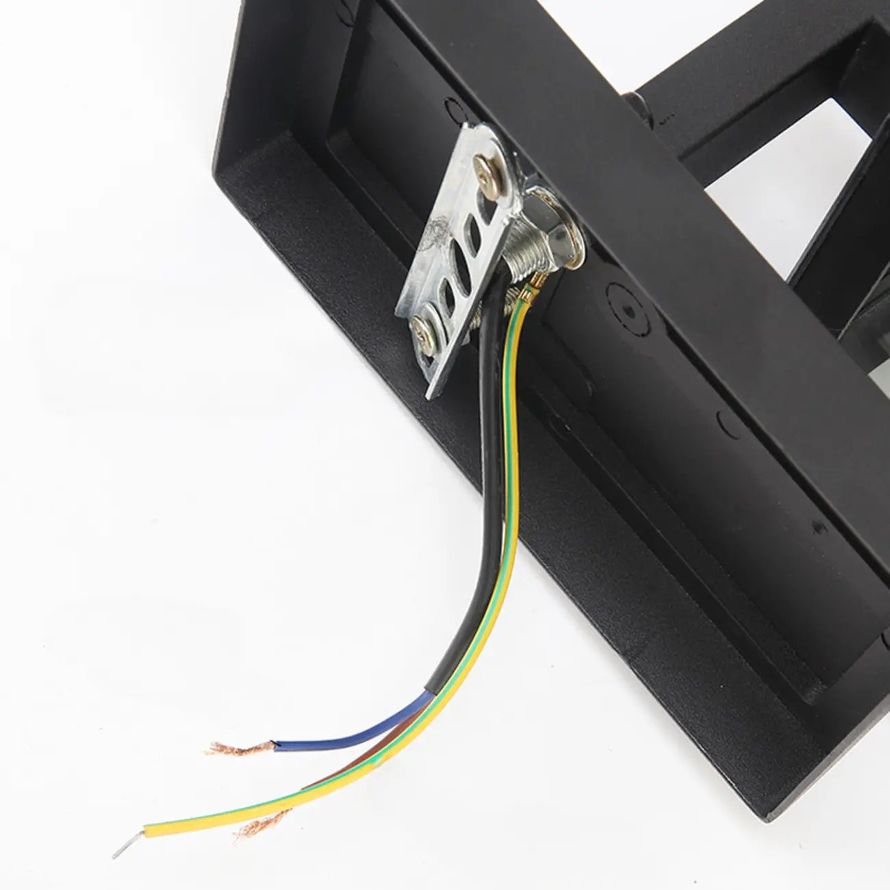 Modern Outdoor Wall Light Metal Black Geometric Glass Shade Image - 10 | homeyfad