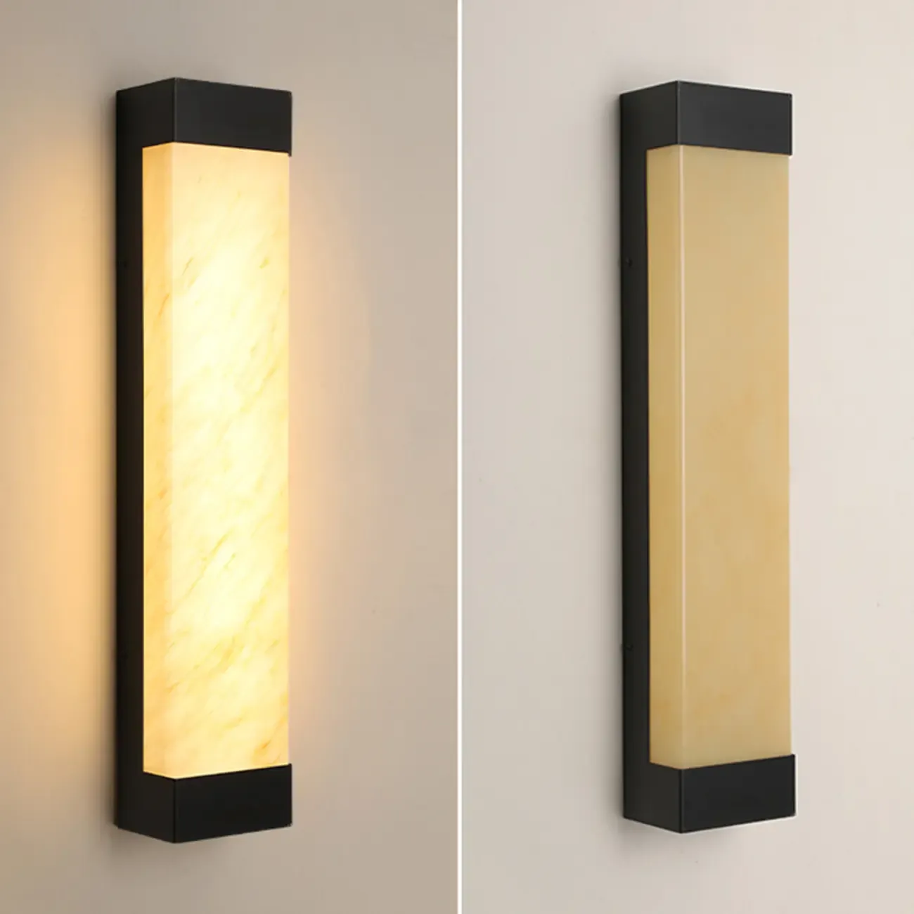 Contemporary Outdoor Plastic Beige LED Wall Sconce  Image - 10