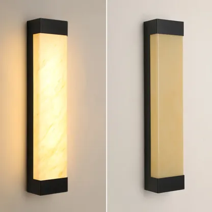 Contemporary Outdoor Plastic Beige LED Wall Sconce  Image - 10