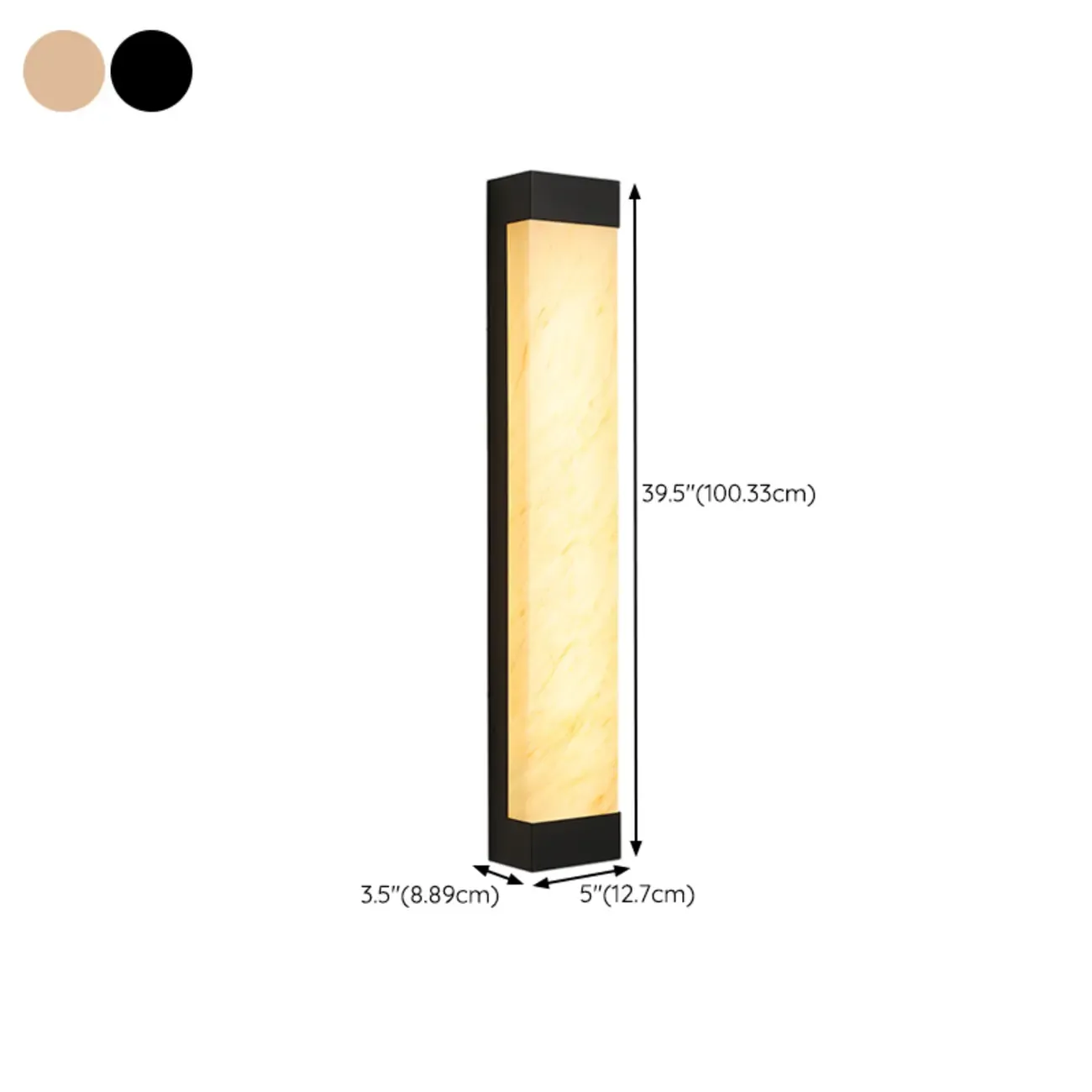 Contemporary Outdoor Plastic Beige LED Wall Sconce  Image - 20