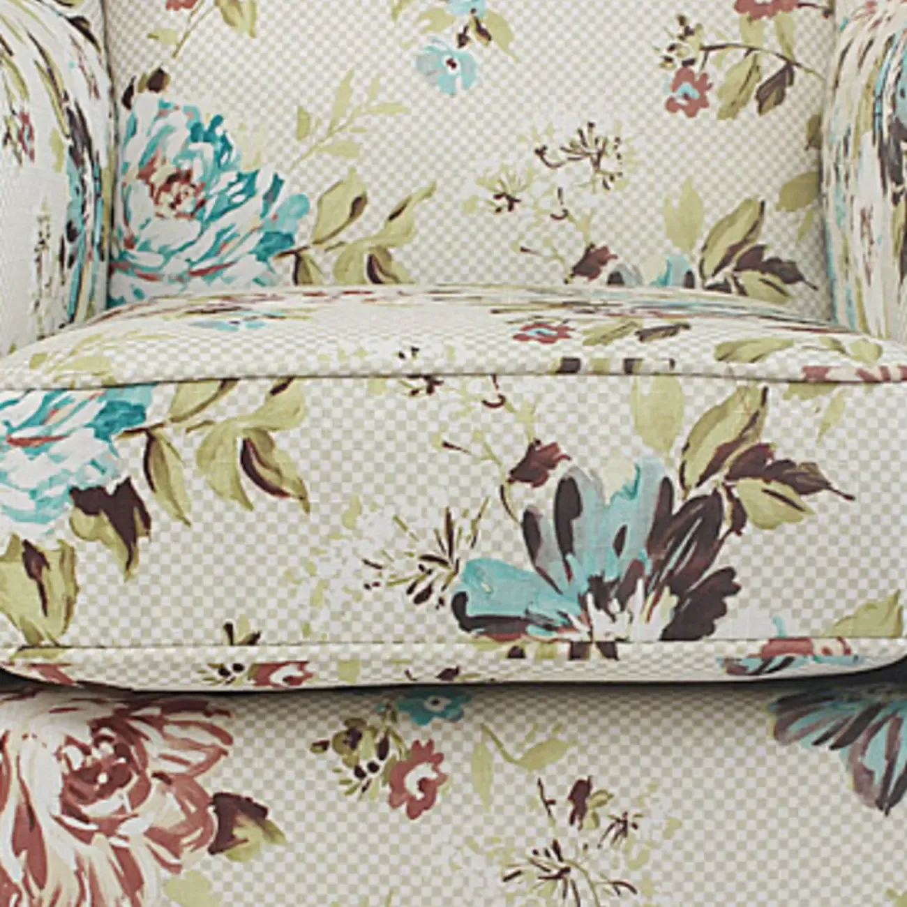 Traditional Leather Wingback Accent Chair with Nailhead Trim Image - 8