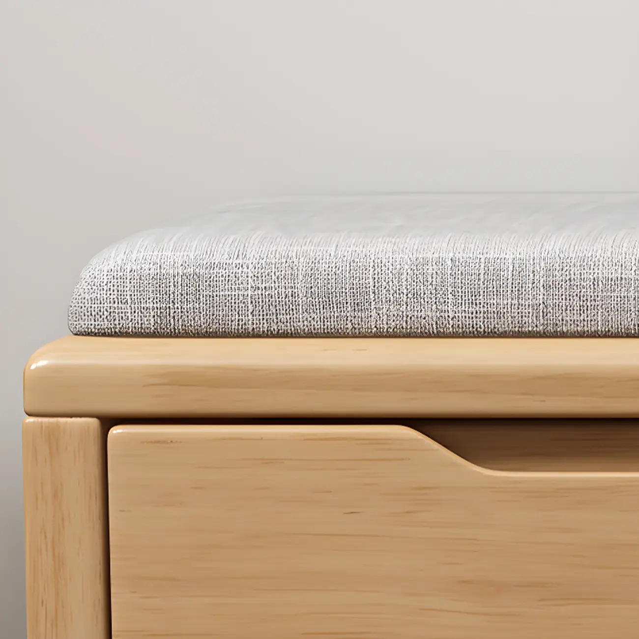 Solid Wood Bench with Shoe Storage for Entryway Image - 10 | homeyfad