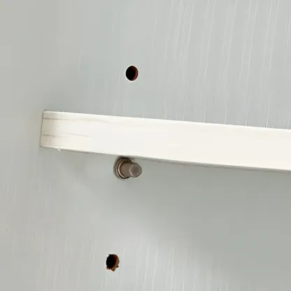 Narrow Entryway Vertical Adjustable Wood Shoe Storage Cabinet Image - 8