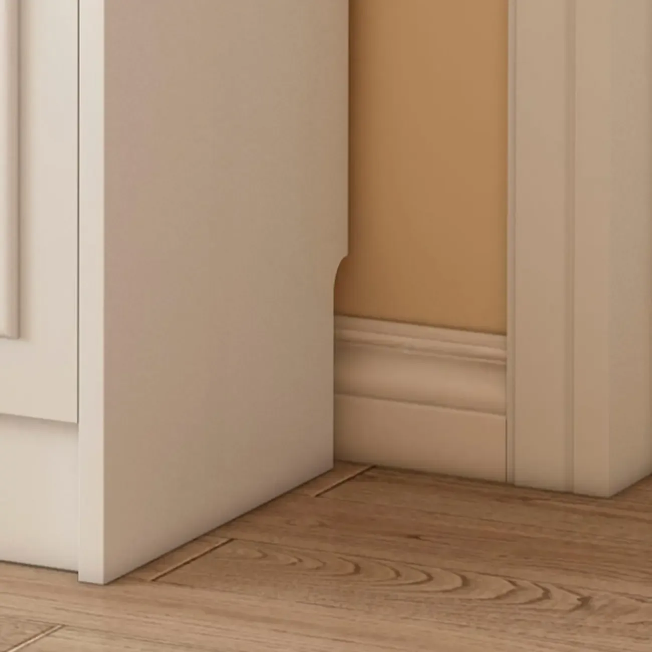 Narrow Entryway Vertical Adjustable Wood Shoe Storage Cabinet Image - 10