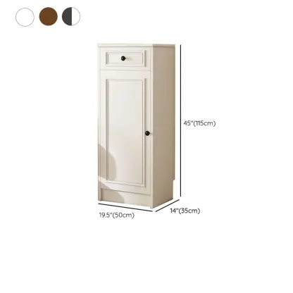 Narrow Entryway Vertical Adjustable Wood Shoe Storage Cabinet Image - 12