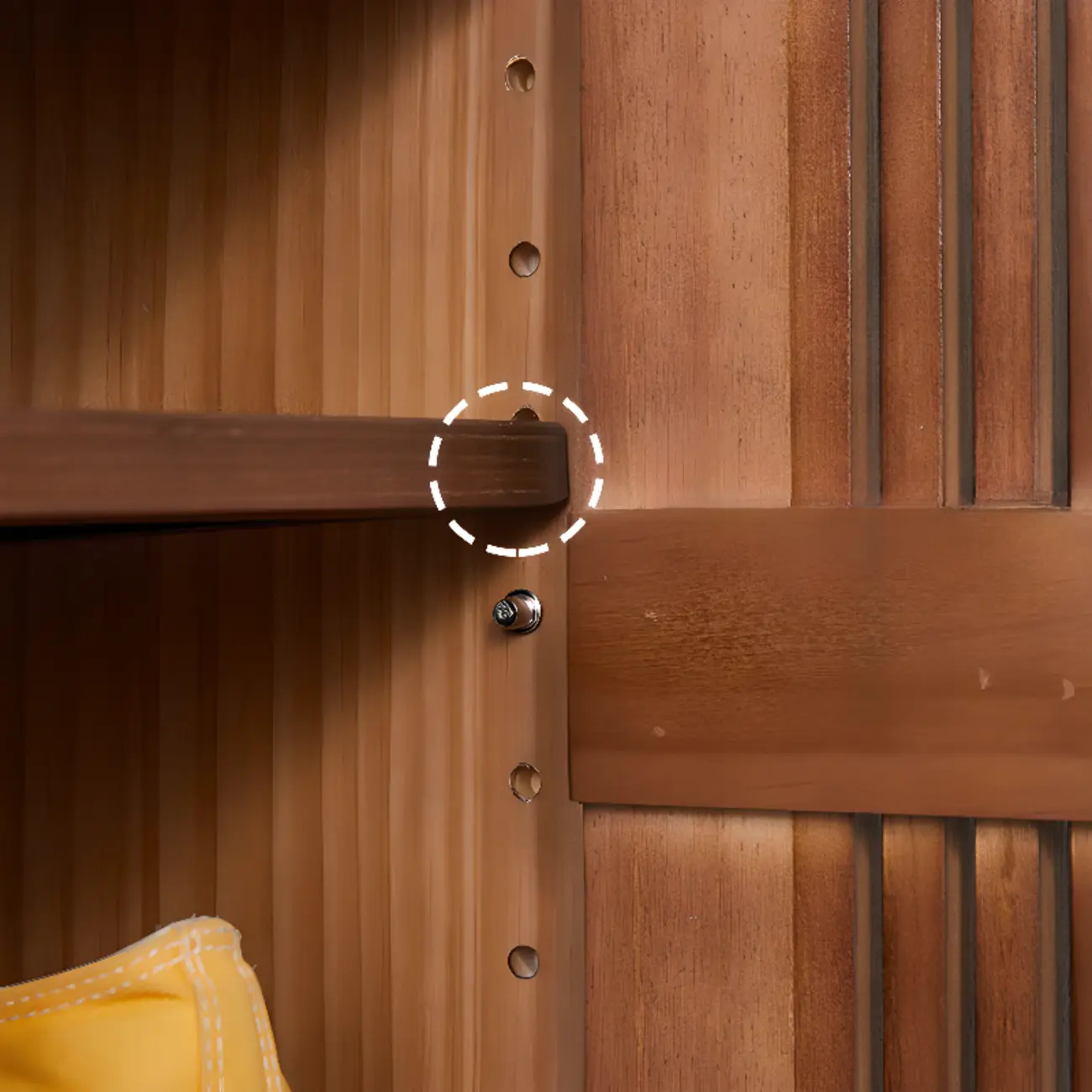 Modern Wood Shoe Cabinet with Doors for Entryway | homeyfad