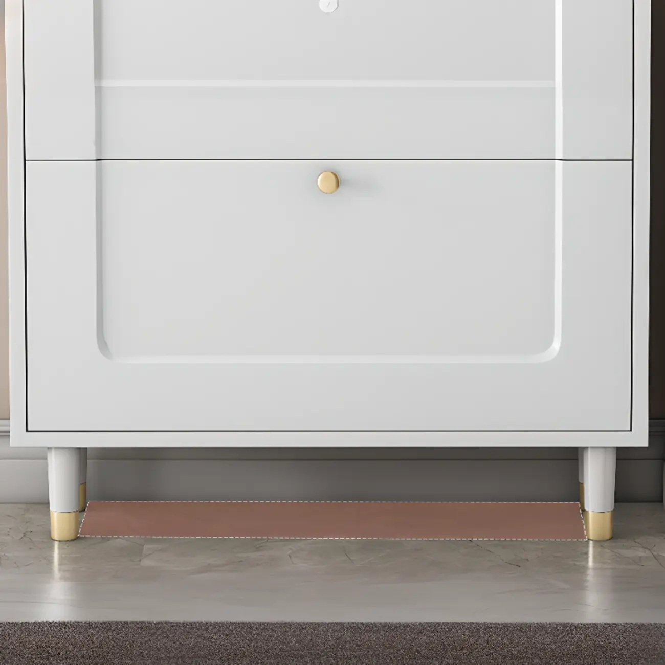 Modern Chalk Wood Shoe Rack for Wall or Cabinet | homeyfad