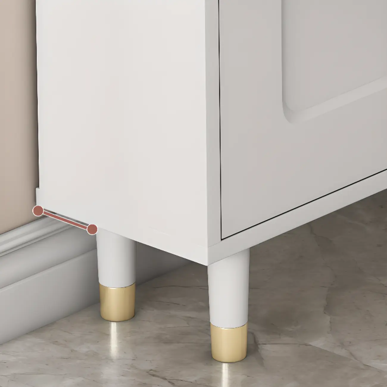 Modern Chalk Wood Shoe Rack for Wall or Cabinet | homeyfad