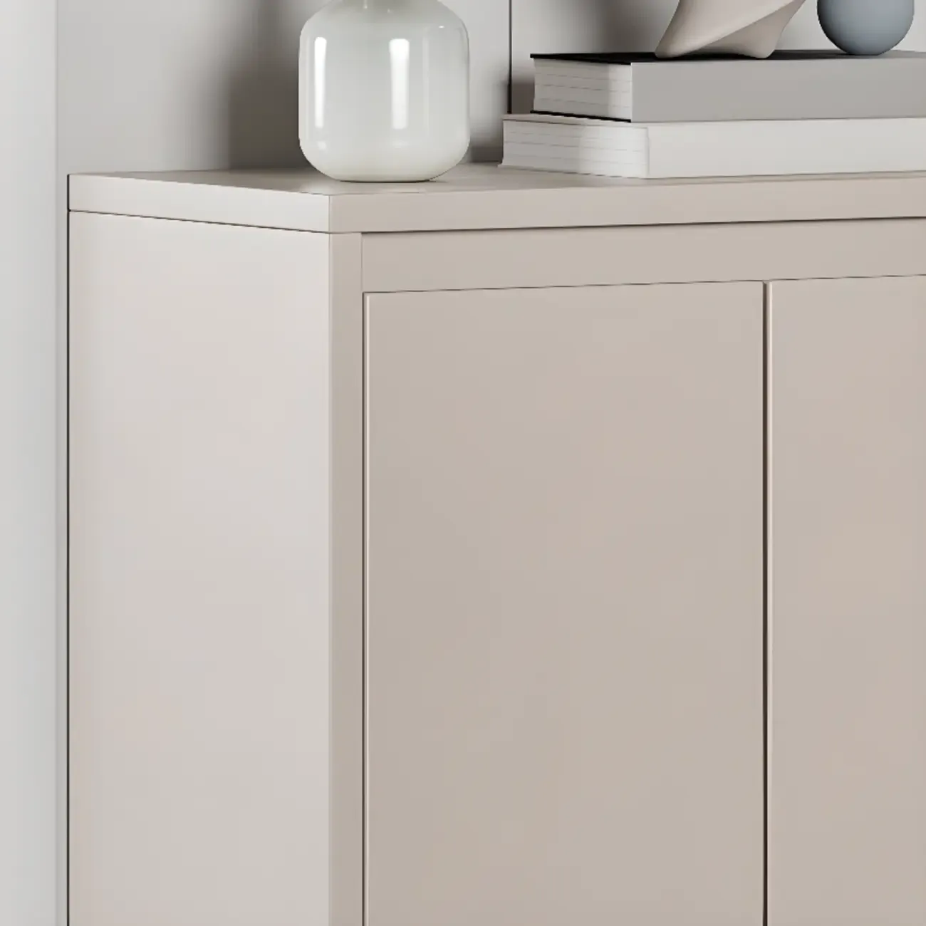 Modern Wood Shoe Rack with Drawers for Entryway