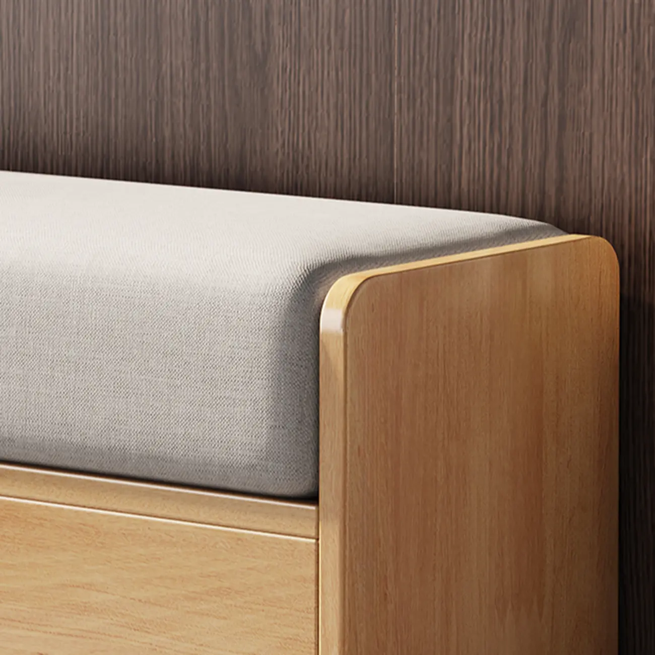 7 Pair Wooden Shoe Storage Bench With Drawer Image - 8 | homeyfad