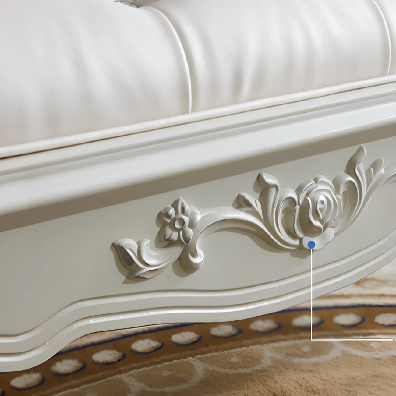 Victorian Button-Tufted Upholstered Entryway Benches Image - 11 | homeyfad