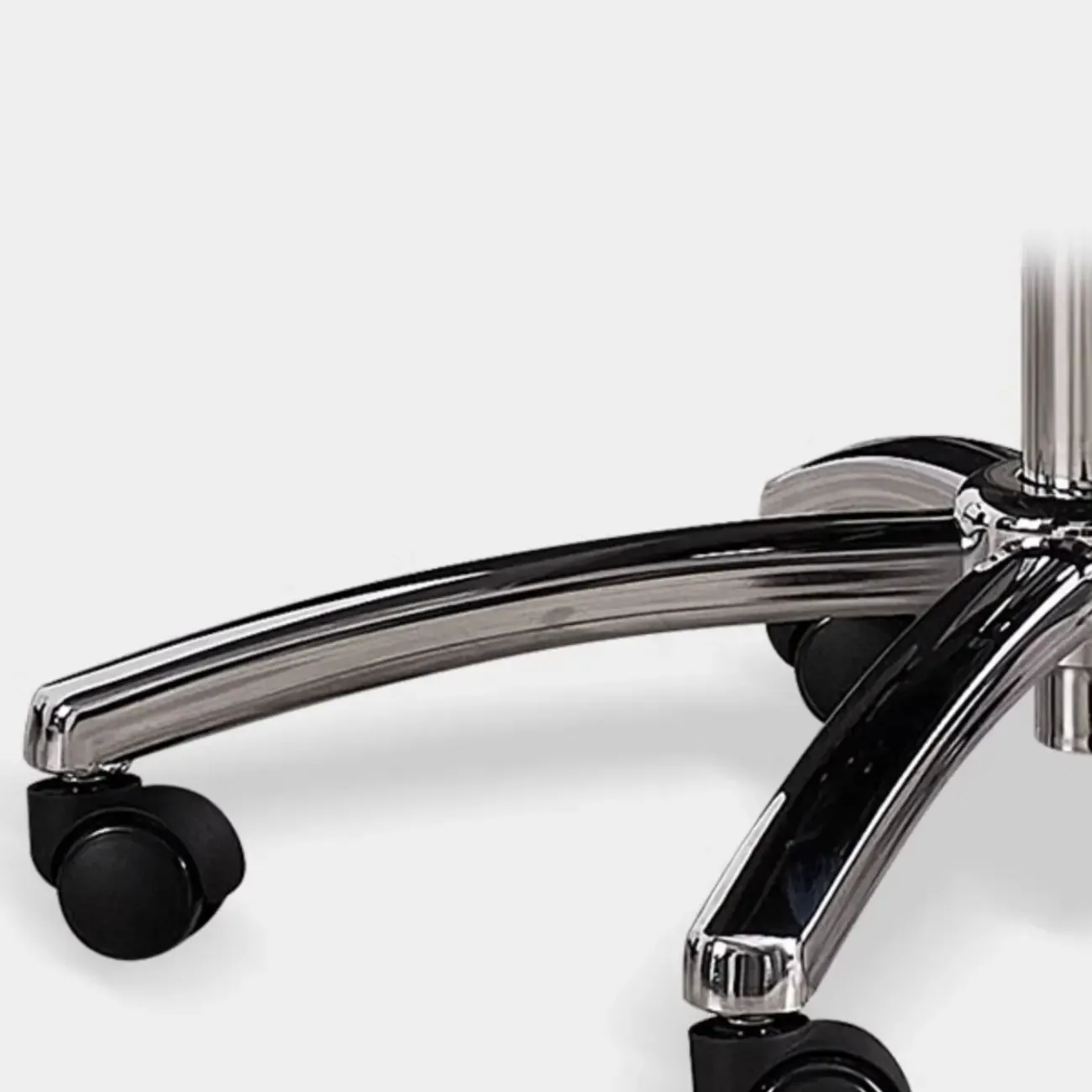 Ergonomic Beige Leather Reclining Office Chair Image - 16