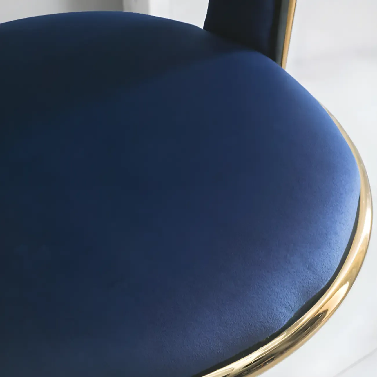 Glam Gold Metal Round Adjustable Bar Stools Image - 12