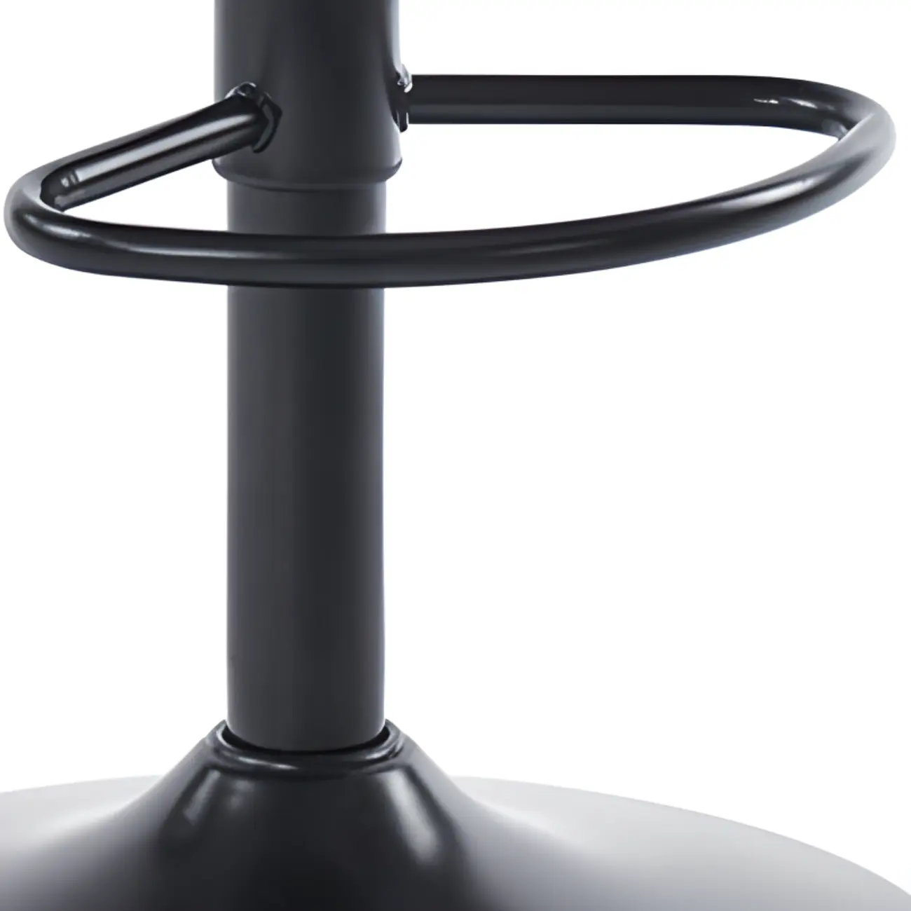 Chic Leather Tufted Swivel Adjustable Bar Stool Image - 21 | homeyfad