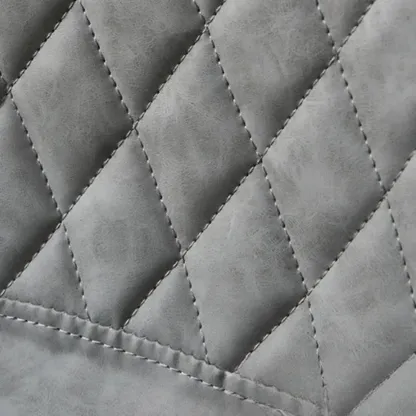 Chic Leather Tufted Swivel Adjustable Bar Stool Image - 18