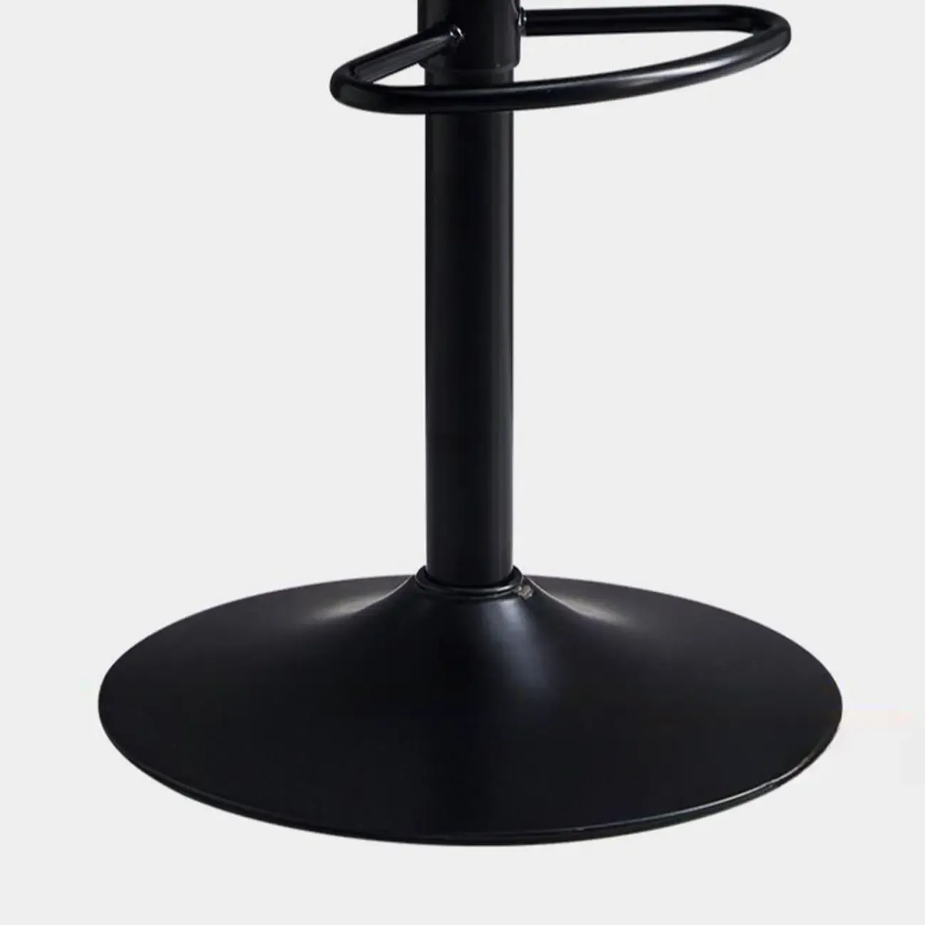 Faux Leather Saddle Swivel Adjustable Bar Stool Image - 13