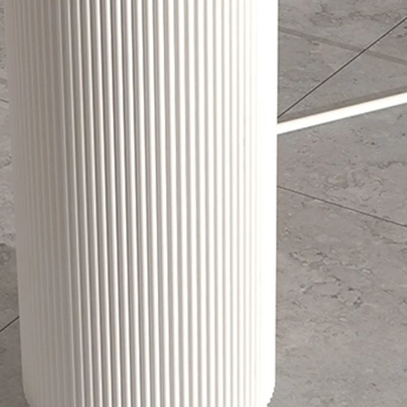 Modern White Slate Asymmetrical Bar Tables Image - 8 | homeyfad