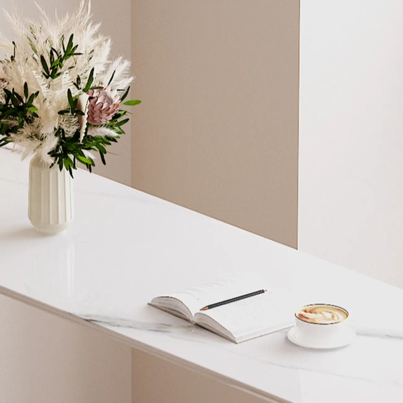 Modern Black Wooden Grain Top Clear Acrylic Storage Bar Tables Image - 3 | homeyfad