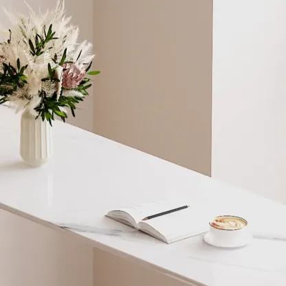 Modern Black Wooden Grain Top Clear Acrylic Storage Bar Tables Image - 3