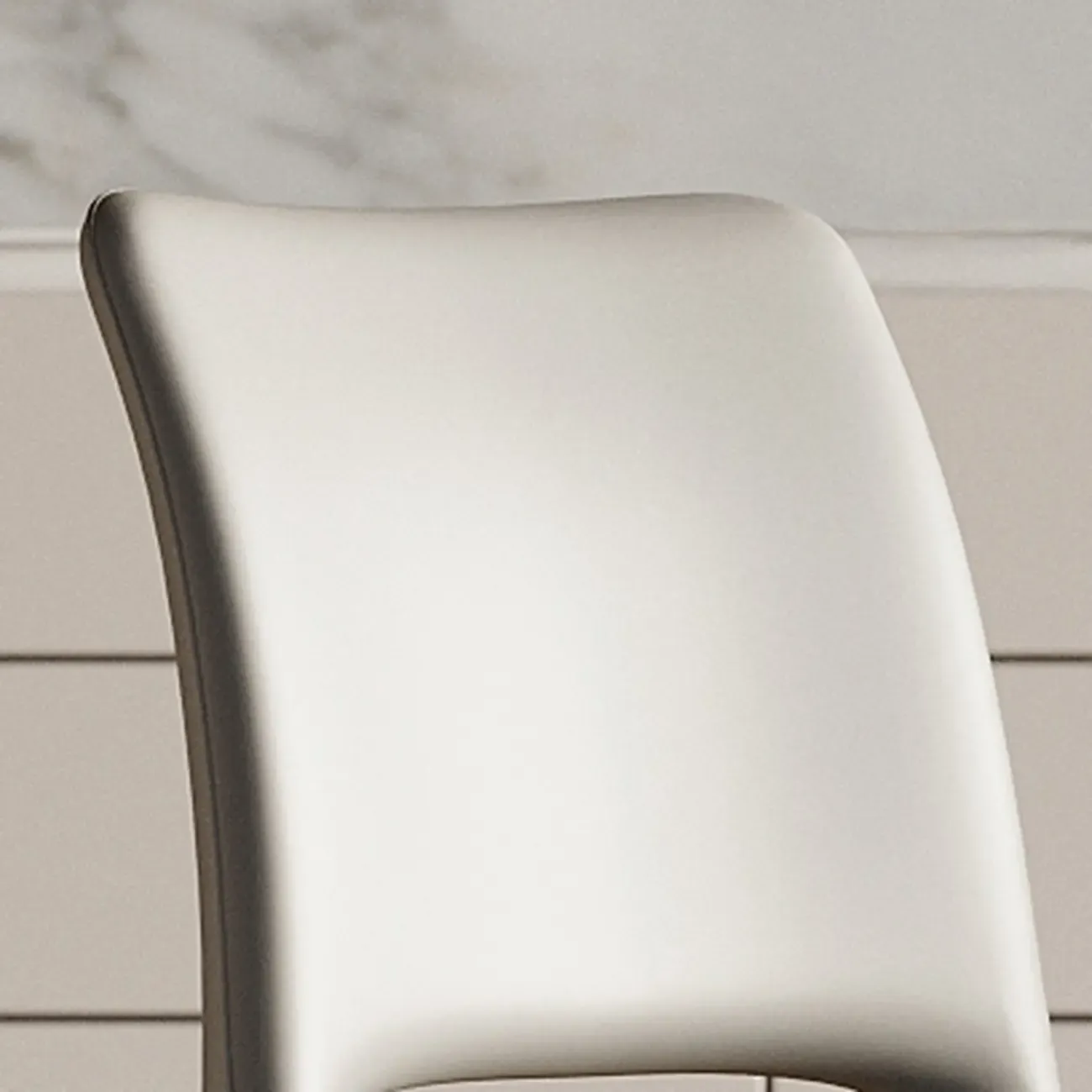 Dining Saddle Faux Leather Comfortable Counter Bar Stool Image - 5