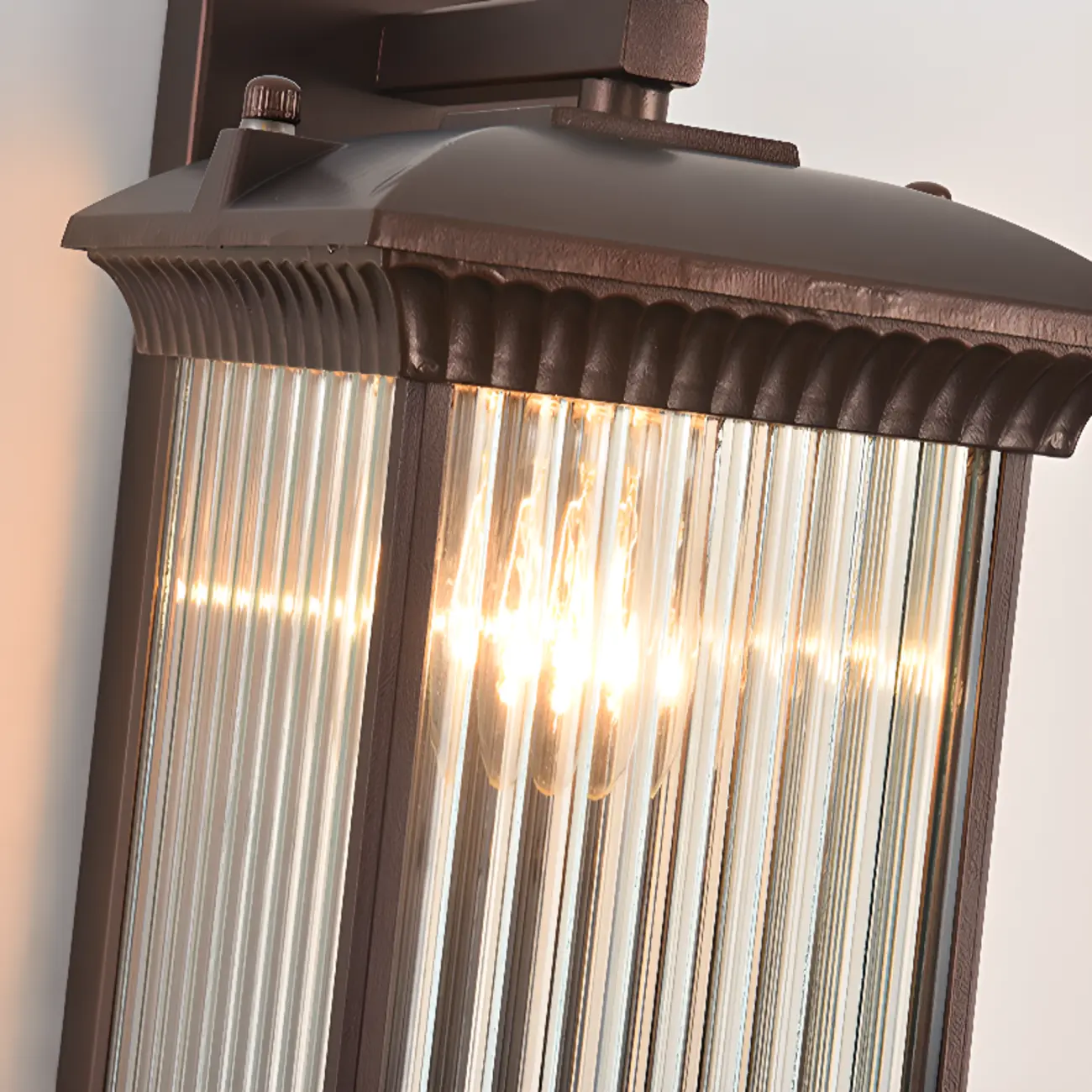 Vintage Metal Glass Classic Wall Sconce Image - 8 | homeyfad