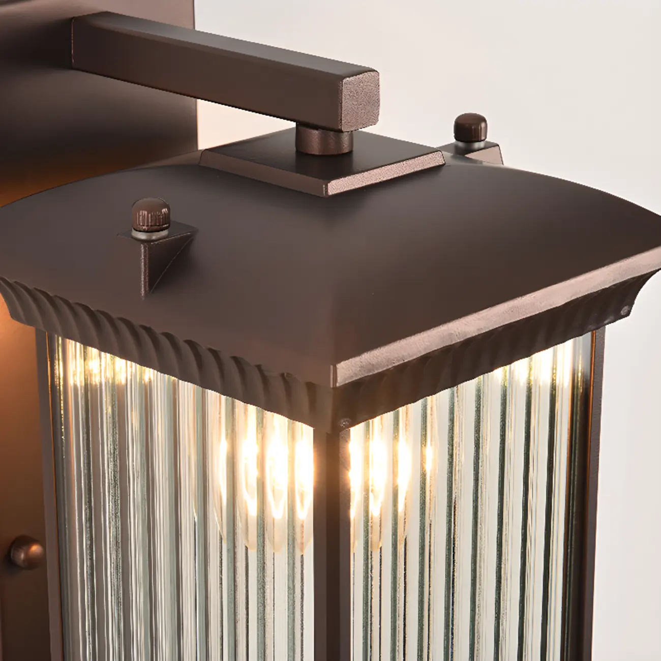 Vintage Metal Glass Classic Wall Sconce Image - 9 | homeyfad